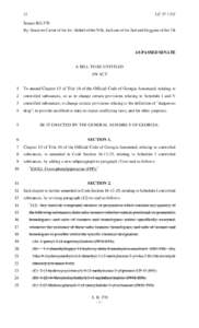 12  LC[removed]Senate Bill 370 By: Senators Carter of the 1st, Bethel of the 54th, Jackson of the 2nd and Goggans of the 7th