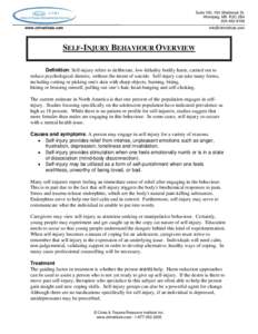 Ethics / Pain / Suffering / Aggression / Mental health / Self-harm / Major depressive disorder / Suicide / Endorphin / Mind / Abnormal psychology / Behavior