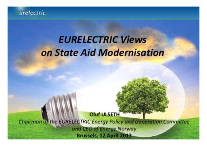 Microsoft PowerPoint - ulseth EURELECTRIC-presentation-STATE-AID.pptx