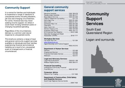 Community Support Services - South East Queensland Logan