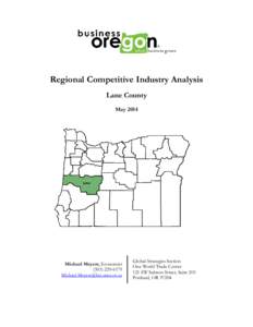 Microsoft Word - Lane Regional Analysis FINAL