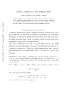 Operator theory / Theoretical physics / Spectral theory / Mathematical analysis / Mathematics / Linear algebra / Ordinary differential equations / Spectrum / SturmLiouville theory / Self-adjoint operator / Hilbert space / Holomorphic functional calculus