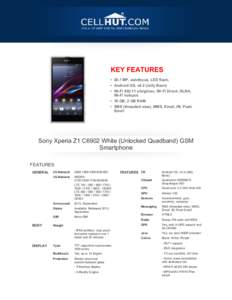 Technology / Electronics / Comparison of Android devices / HTC Amaze 4G / Smartphones / Android devices / Computing