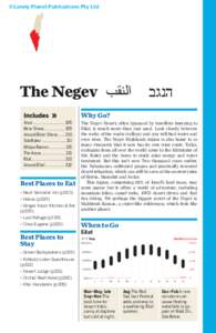 ©Lonely Planet Publications Pty Ltd  The Negev ‫ﺍﻟﻨﻘﺐ‬ ‫הנגב‬