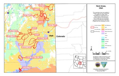 Bonanza  Herd Areas, Utah  Hill Creek