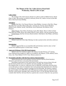 Microsoft Word - Audit Advisory Board Meeting Minutes[removed]doc