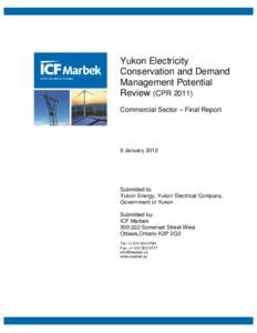 Yukon Electricity Conservation and Demand Management Potential Review (CPR[removed]Commercial Sector – Final Report