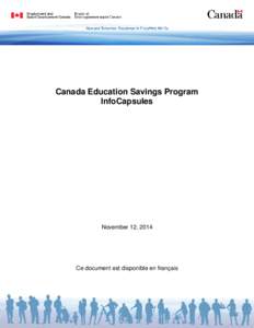 Canada Education Savings Grant / Registered Disability Savings Plan / Registered Retirement Savings Plan / Taxation in Canada / Registered Education Savings Plan / Canada Learning Bond