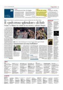 Tempo Libero 19  Corriere della Sera Martedì 5 Febbraio 2013 MI