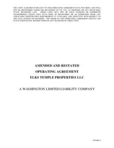 Microsoft Word - FIRMDOCS-#v3-McMenamins__Elks_Temple_Amended_and_Restated_Operating_Agreement