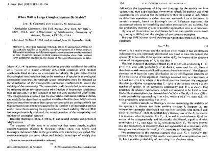 Recurrence relation / Matrix / Stability theory / Binomial coefficient / Generating functions / Central limit theorem / Mathematics / Combinatorics / Normal distribution