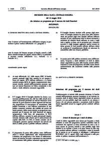 Decisione della Banca centrale europea, del 14 maggio 2010, che istituisce un programma per il mercato dei titoli finanziari (BCE[removed])