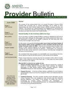 Microsoft Word - AMHD Prov Bulletin, June 2009 FINAL.doc