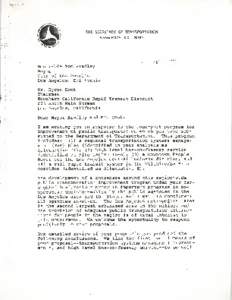 Letter from William Coleman, Jr. to Mayor Bradley and Mr. Cook