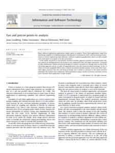 Information and Software Technology–1439  Contents lists available at ScienceDirect Information and Software Technology journal homepage: www.elsevier.com/locate/infsof