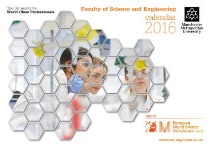 The University for World-Class Professionals Faculty of Science and Engineering  calendar