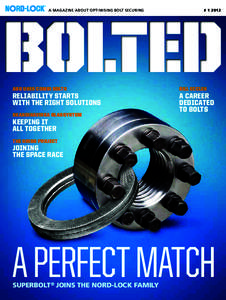 A MAGAZINE ABOUT OPTIMISING BOLT SECURING  # [removed]BOLTED ABB uses combi bolts