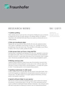 RESEARCH NEWS  08 l[removed]Cashless parking