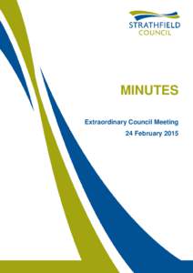 Microsoft Word - Draft Minutes Extraordinary Council Meeting Minutes 24 February 2015