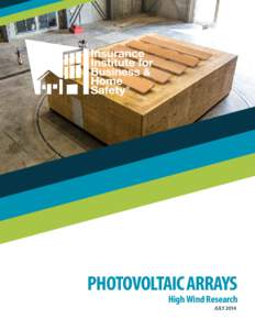 PHOTOVOLTAIC ARRAYS  High Wind Research JULY 2014  Photovoltaic Arrays: High Wind Research