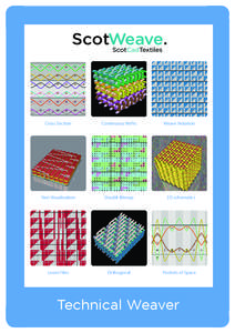 Cross Section  Continuous Wefts Weave Notation