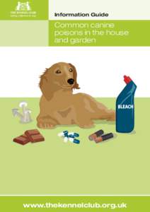 Information Guide  Common canine poisons in the house and garden