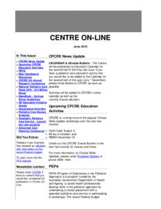 Centre On-line - June Issue 2010