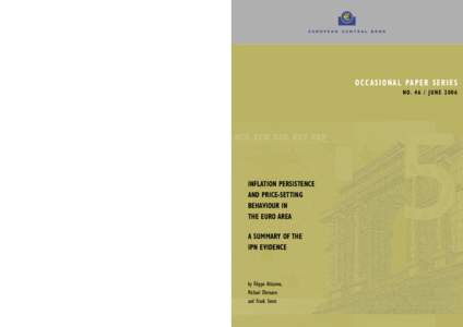 Price indices / Economy of the European Union / Deflation / Monetary policy / Euro / Consumer Price Index / Harmonised Index of Consumer Prices / Sticky / Phillips curve / Economics / Inflation / Macroeconomics