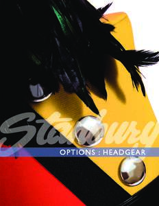 Headgear and Plume Options  A B