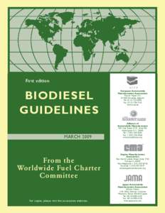 First edition  BIODIESEL GUIDELINES MARCH 2009