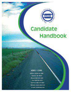 Candidate Handbook