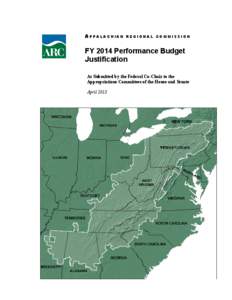 FY 2014 Performance Budget Justification, April[removed]PDF: 3.4 MB)