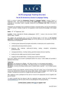 Language assessment / Test