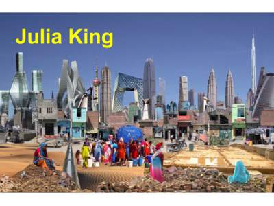 Julia King  Thanks! @atjuliaking incrementalcity.wordp ress.com