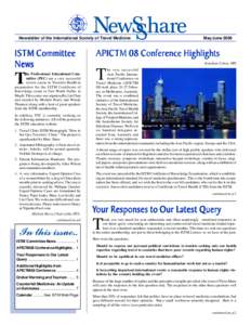 Newsletter of the International Society of Travel Medicine  ISTM Committee