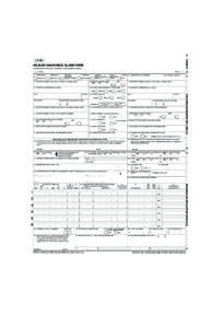 CARRIER[removed]HEALTH INSURANCE CLAIM FORM APPROVED BY NATIONAL UNIFORM CLAIM COMMITTEE[removed]PICA