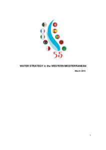WATER STRATEGY in the WESTERN MEDITERRANEAN March  WATER STRATEGY in the WESTERN MEDITERRANEAN