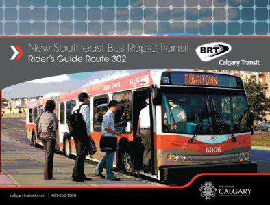 New Southeast Bus Rapid Transit Rider’s Guide Route 302
