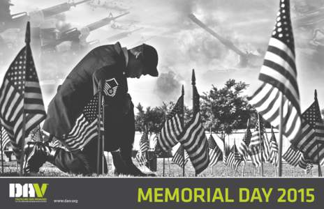 www.dav.org  MEMORIAL DAY 2015 