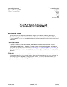 Web Distributed Authoring and Versioning (WebDAV) SEARCH