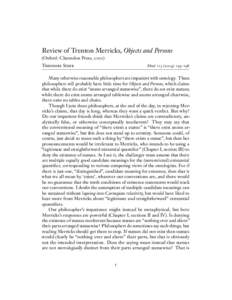 Epistemology / Cognitive psychology / Physicalism / Metaphysics / Consciousness / Trenton Merricks / Philosophical zombie / Supervenience / Philosophy / Philosophy of mind / Cognitive science / Mind