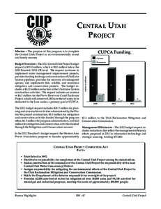 United States / June sucker / Central Utah Project Completion Act / Utah / Central Utah Project