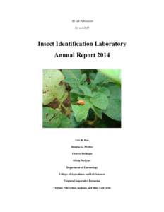 ID Lab Publication Revised 2015 Insect Identification Laboratory Annual Report 2014