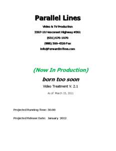 Parallel Lines V Viiddeeoo & & TTV VP Prrooddu