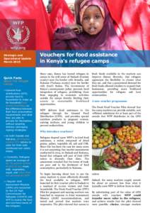 Volume 1, Issue 1 HUNGER NEWS  8 December 2012 Strategic and Operational Update