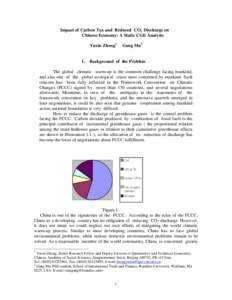 Earth / Carbon tax / Tax / Computable general equilibrium / Emission intensity / Climate change mitigation / Low-carbon economy / Environment / Climate change policy / Environmental economics