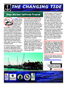 THE CHANGING TIDE Summer 2006 Clean Marinas California Program Article contributed by H. P. 