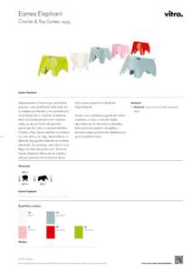   Eames Elephant Charles & Ray Eames, 1945  Eames Elephant