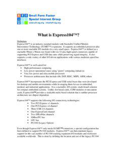 Microsoft Word - ws247 What is Express104 Backgrounder final.doc