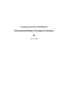 Science / Sociology / Multilateral development banks / Development / Impact evaluation / World Bank Group / Center of Evaluation for Global Action / Asian Development Bank / Evaluation / Evaluation methods / Impact assessment